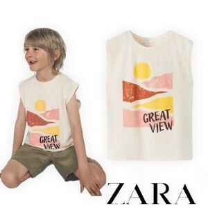 ZARA Kids | Cream | GREAT VIEW T-SHIRT